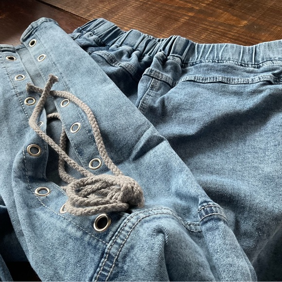 Blue Jean legging type pants SIZE XL.. - Picture 5 of 16